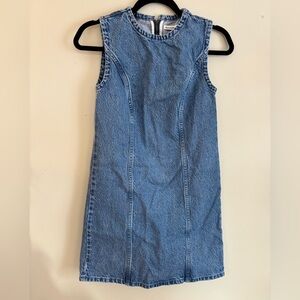 Abercrombie & Fitch Women’s Blue Denim Sleeveless Shift Dress